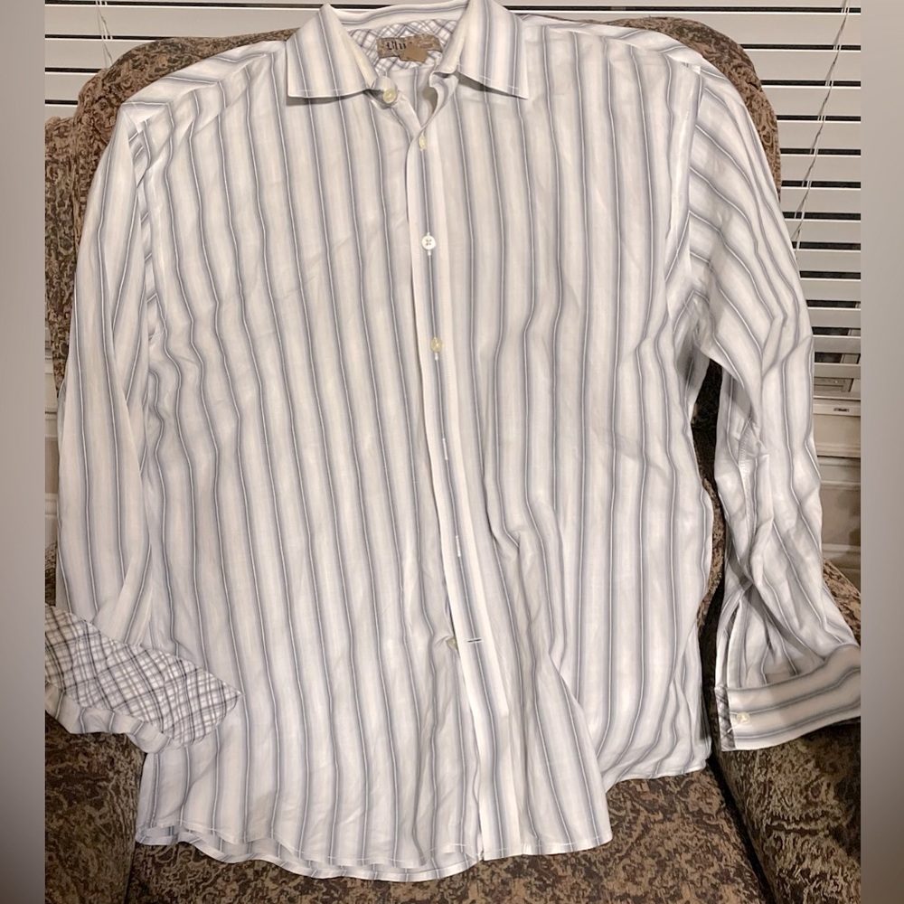 Blue Pronto Uomo Men’s Shirt from Men’s Warehouse. In like New Condition SZ XL